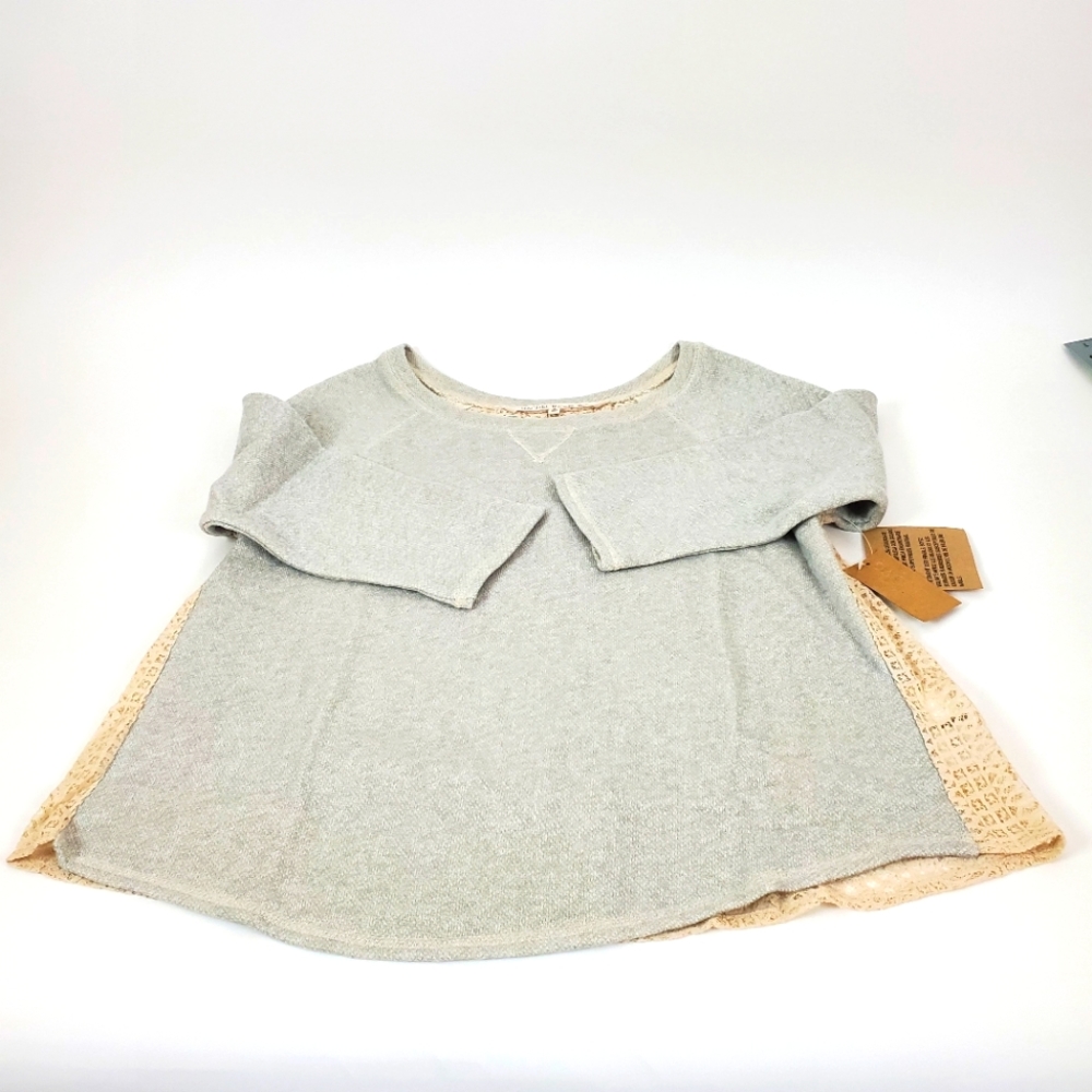 Rachel Roy Lace Sheer back Top